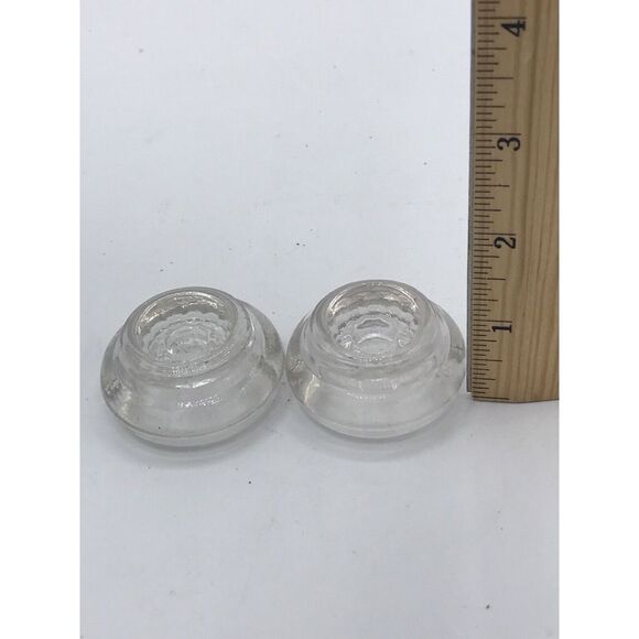 Salt Cellars Dips Clear Glass set‎ of 7 (3 different styles) - Picture 12 of 12